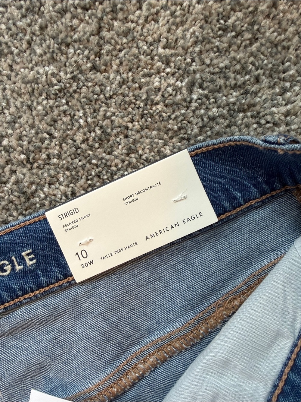 American Eagle Outfitters Medium Blue Denim Jean Shorts - Picture 2 of 2